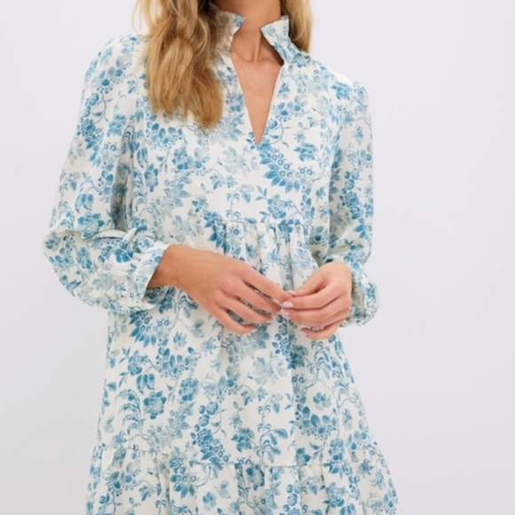 Tuckernuck Dresses & Skirts - Tuckernuck Jardin De Fleurs Crinkle Palmerston Dress - Jardin De Fleurs / L